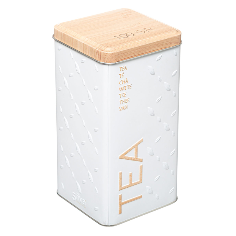 Δοχείο Για Τσάι 100gr (Φ8.5x17) F-V Embossed 3D 169299