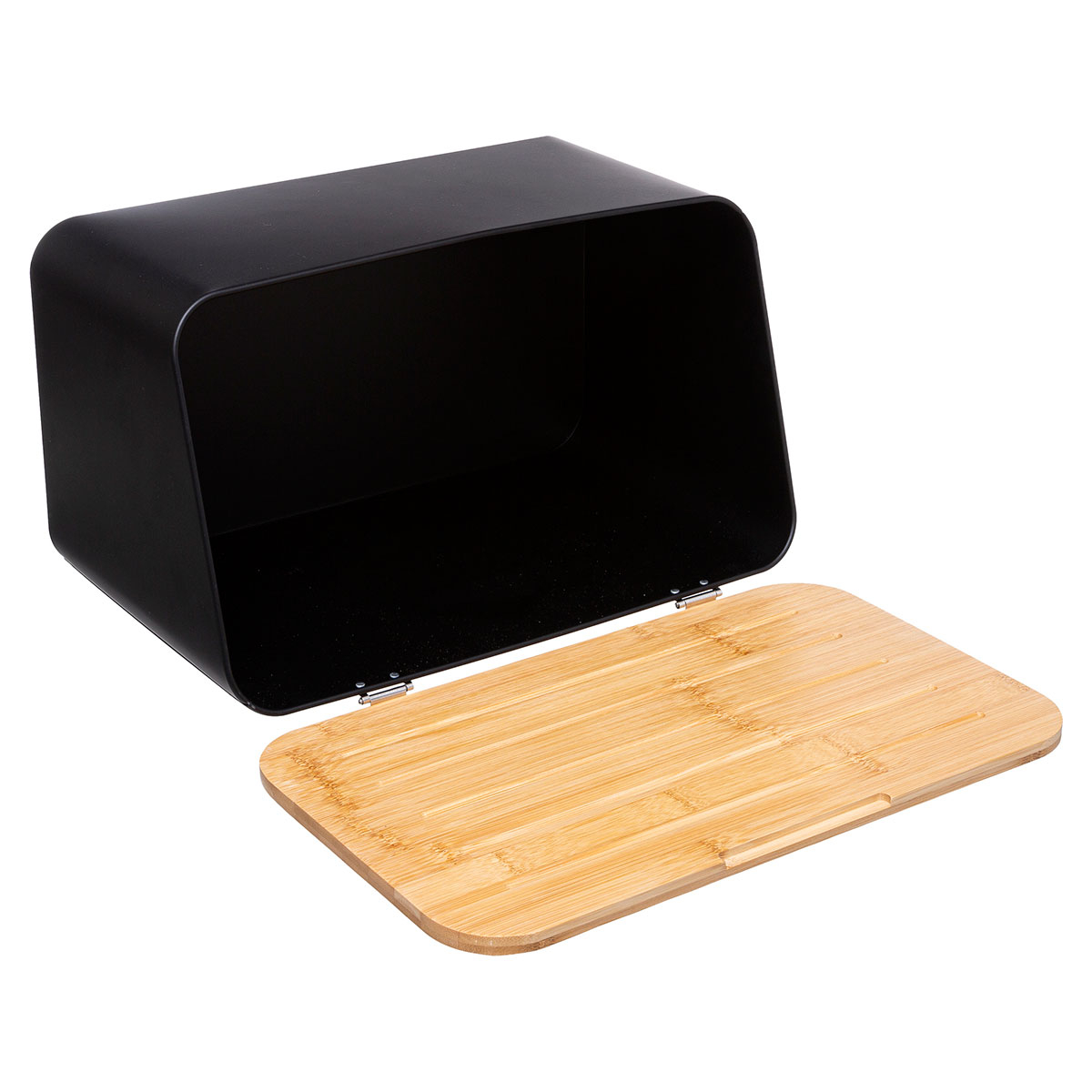 Ψωμιέρα F-V Box Cut Black 151193 Home Οργάνωση & Αποθήκευση Κουζίνας Ψωμιέρες Spitishop