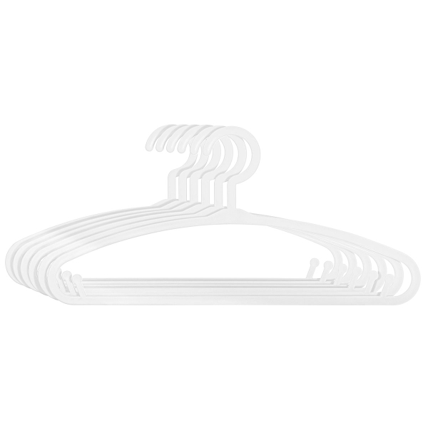 Παιδικές Κρεμάστρες Ρούχων (Σετ 6τμχ) A-S Hangers White 158462C
