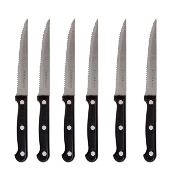 Μαχαίρια Κουζίνας & Ψαλίδι & Ακονιστήρι Σε Σταντ (Σετ 14τμχ) F-V Knives 151170