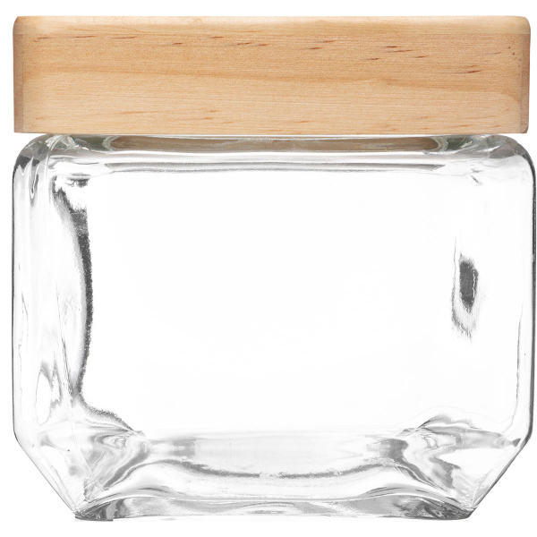 Δοχείο Αποθήκευσης 850ml Με Αεροστεγές Κλείσιμο F-V Glass & Pine 167765