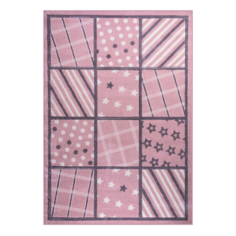 Παιδικό Χαλί (160x230) Ezzo Dreamer Blocks A163A Pink
