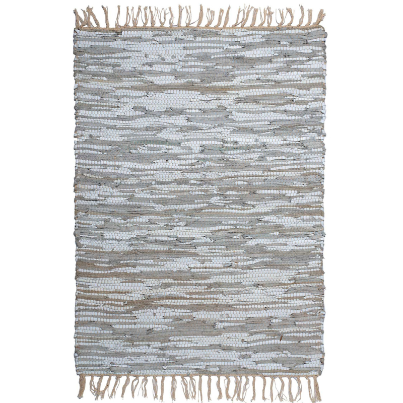 Δερμάτινο Πατάκι (60x90) Silk Fashion Ivory