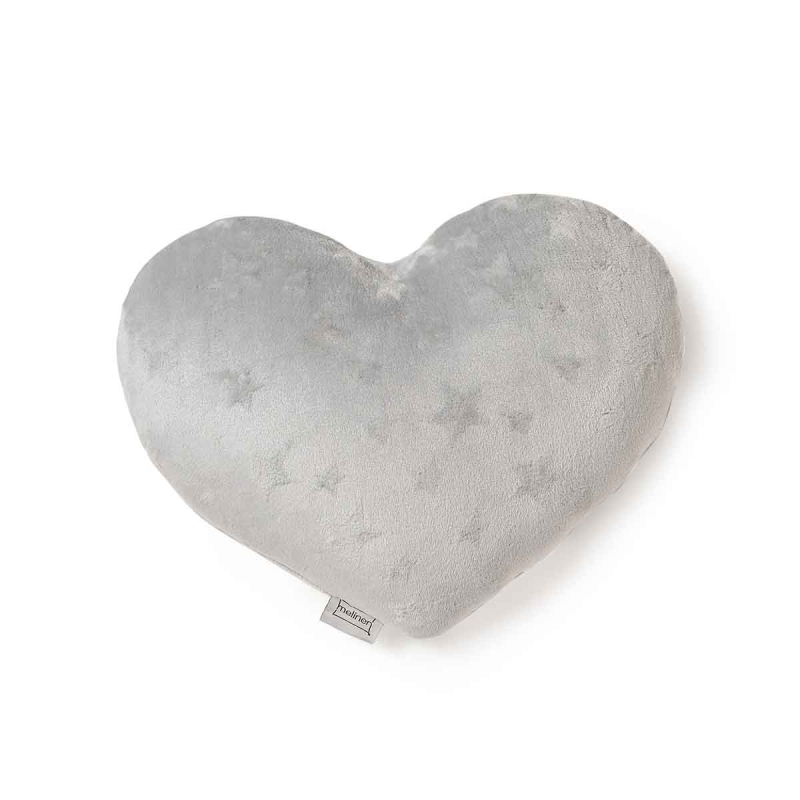 Διακοσμητικό Μαξιλάρι Melinen Starito Heart Silver