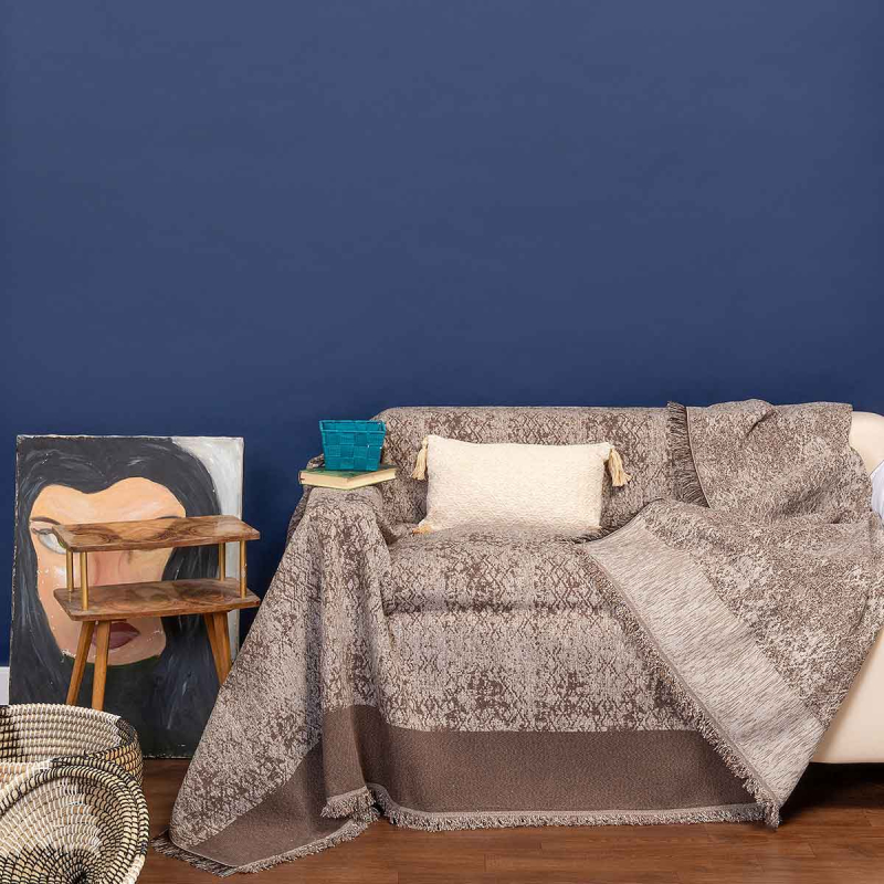 Ριχτάρι Καναπέ Διθέσιου (180x250) Melinen Decal Mocca