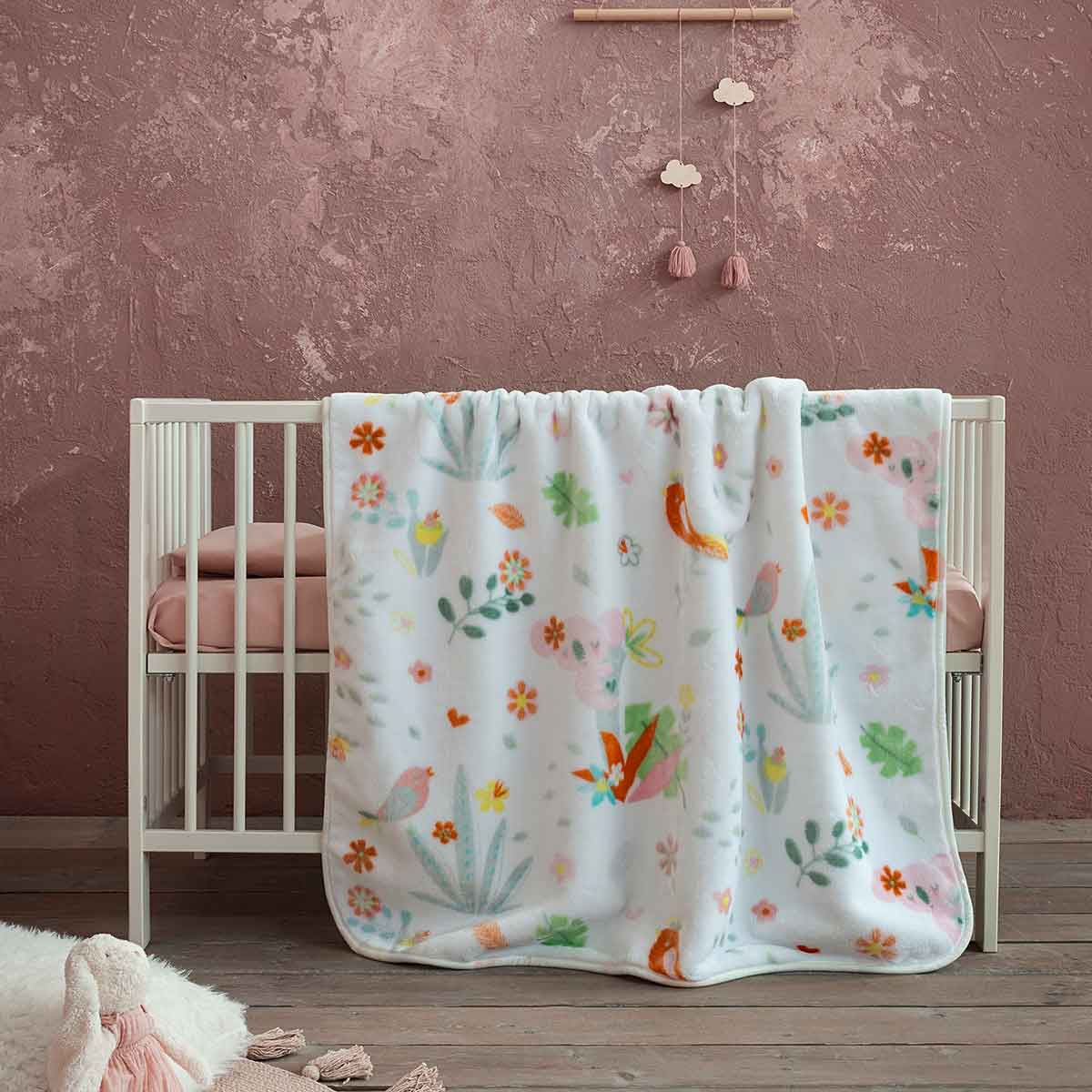 Κουβέρτα Βελουτέ Αγκαλιάς (80×110) Nima Baby Sweetland 183852