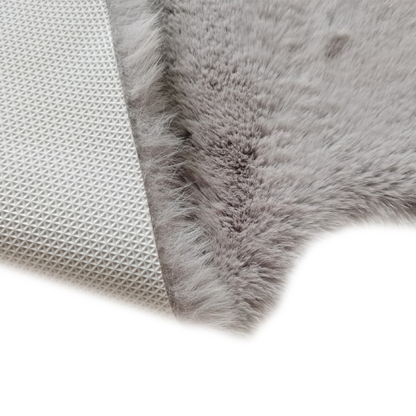 Παιδικό Γούνινο Χαλί (120x120) New Plan Puffy FC6 Star Light Grey