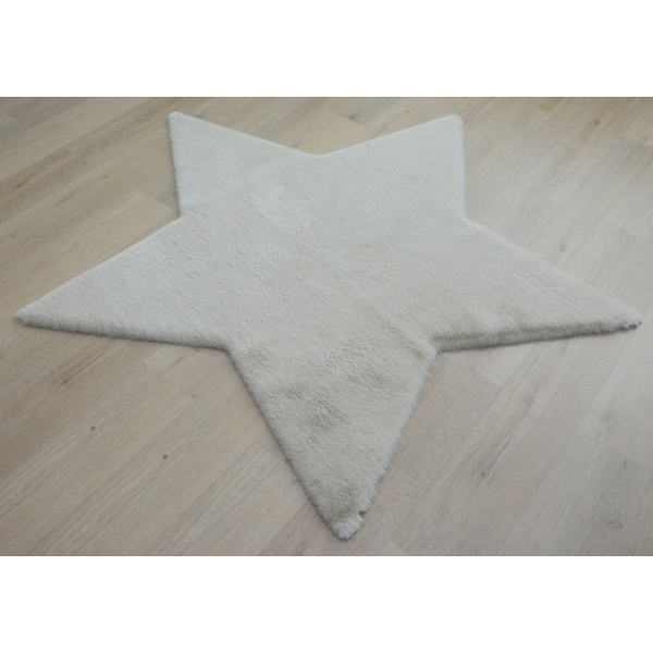 Παιδικό Γούνινο Χαλί (120x120) New Plan Puffy FC3 Star Beige