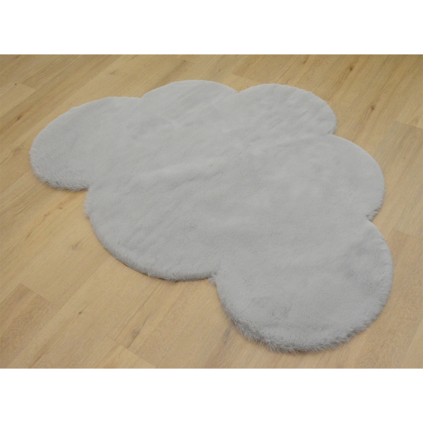 Παιδικό Γούνινο Χαλί (80x125) New Plan Puffy FC6 Cloud Light Grey