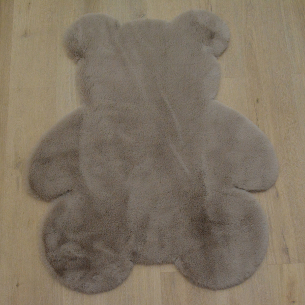 Παιδικό Γούνινο Χαλί (90x110) New Plan Puffy FC5 Bear Taupe