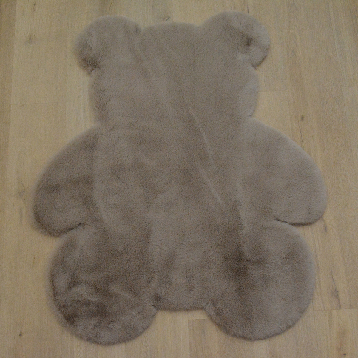 Παιδικό Χαλί Γούνινο (90X110) New Plan Puffy Fc5 Bear Taupe Home Χαλιά Βρεφικά & Παιδικά Spitishop