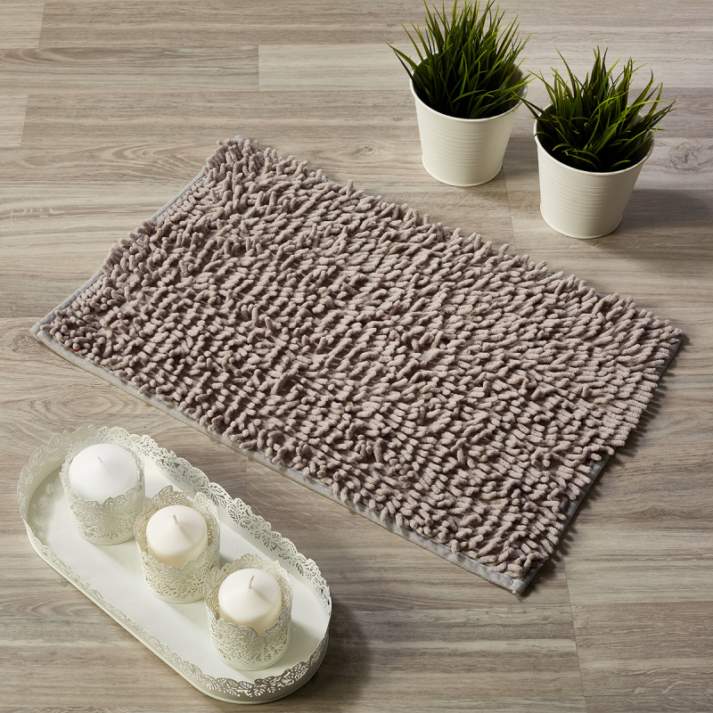 Πατάκι Μπάνιου (40x60) Whitegg ΠΑΤ27/1 Γκρι