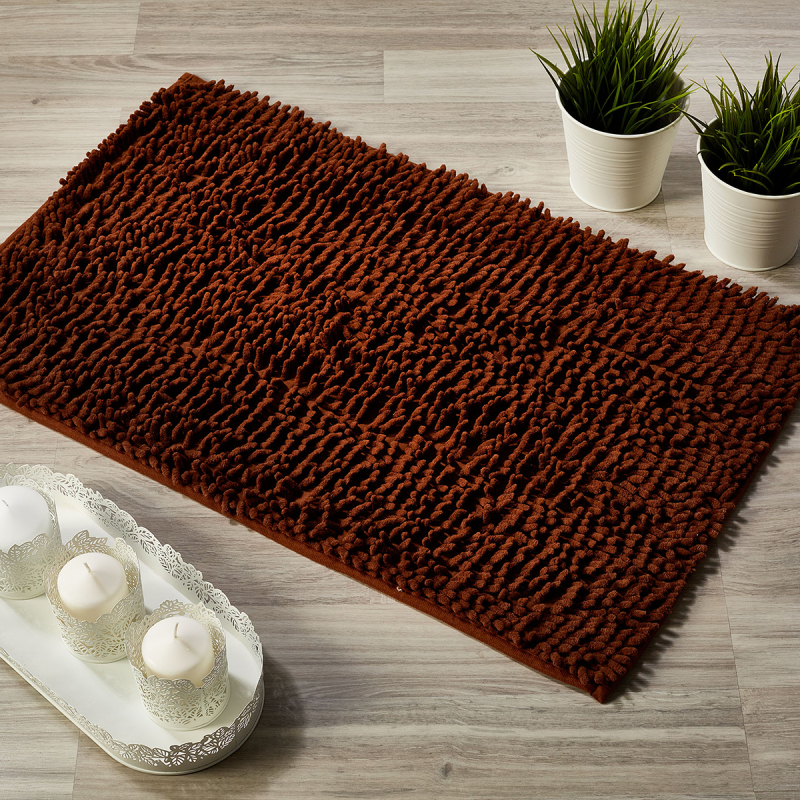 Πατάκι Μπάνιου (50x80) Whitegg ΠΑΤ27/6 Καφέ