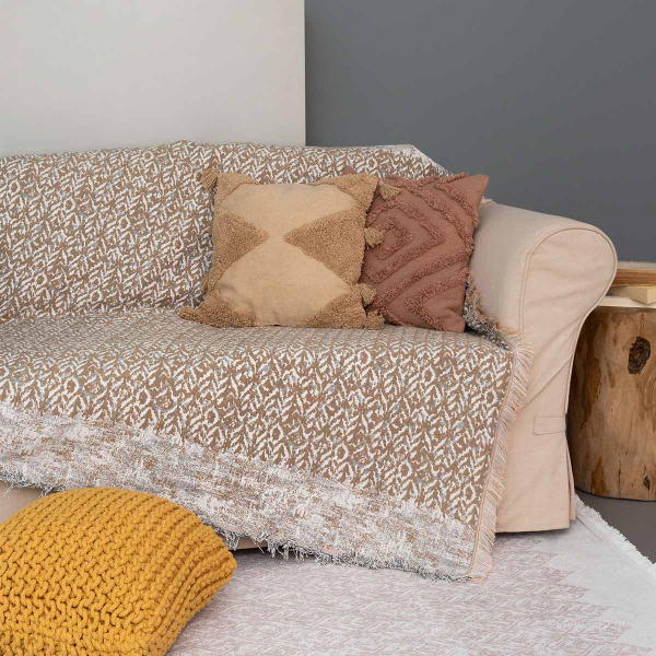 Ριχτάρι Καναπέ Τετραθέσιου (180x320) Palamaiki Noto Brown