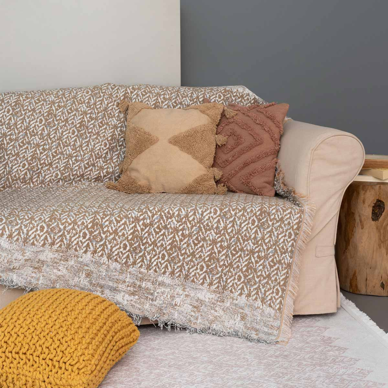 Ριχτάρι Καναπέ Τετραθέσιου (180x320) Palamaiki Noto Brown