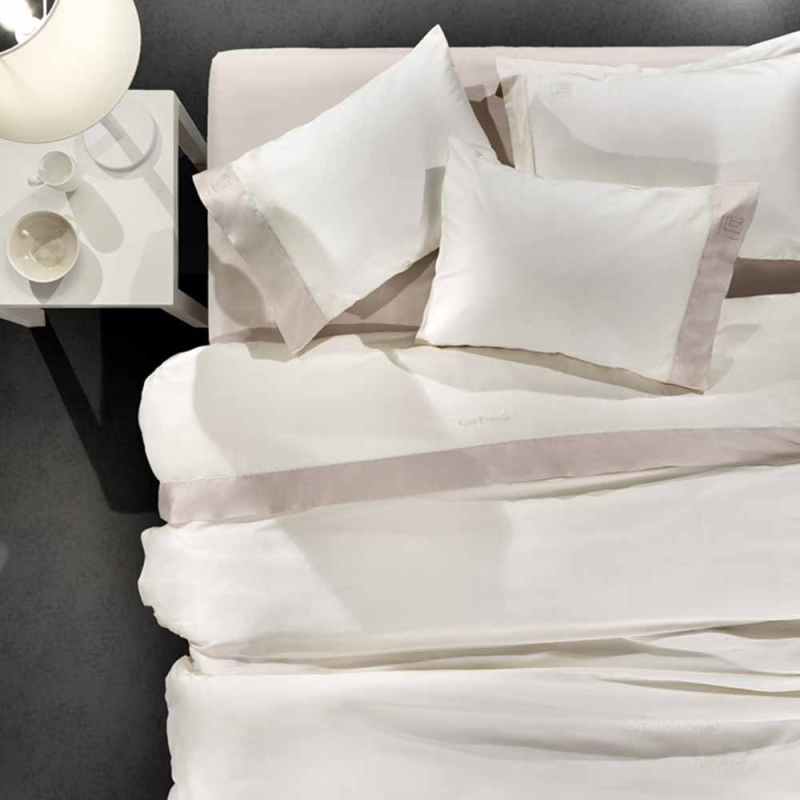 Σεντόνια King Size (Σετ) Guy Laroche Silky Ivory/Natural