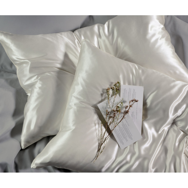 Μεταξωτή Μαξιλαροθήκη Φάκελος (50x76) Down Town Mulberry Silk White