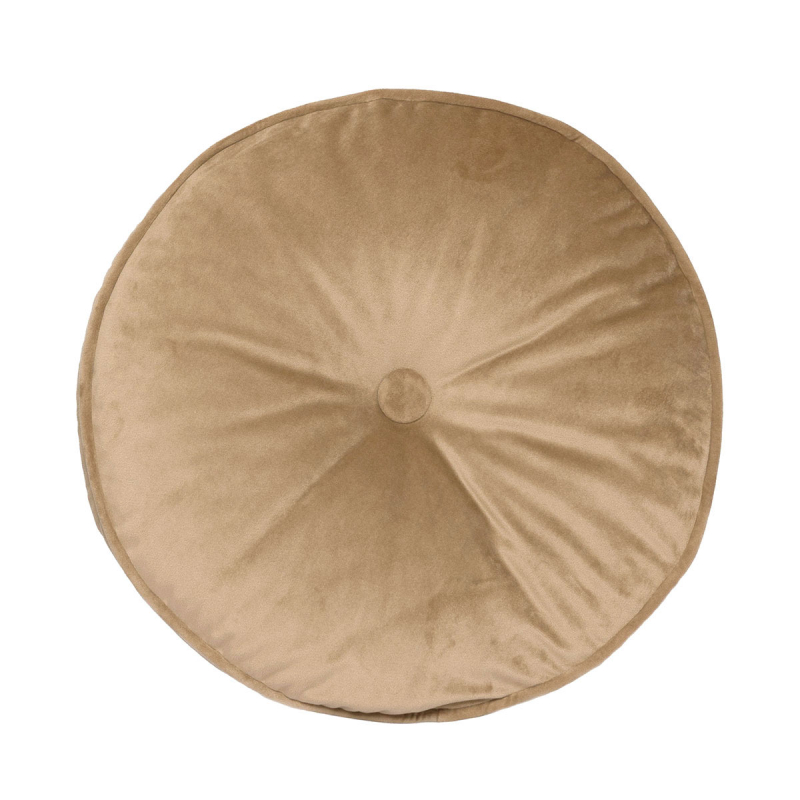 Διακοσμητικό Μαξιλάρι Βελουτέ (Φ40) Palamaiki VF803 Beige