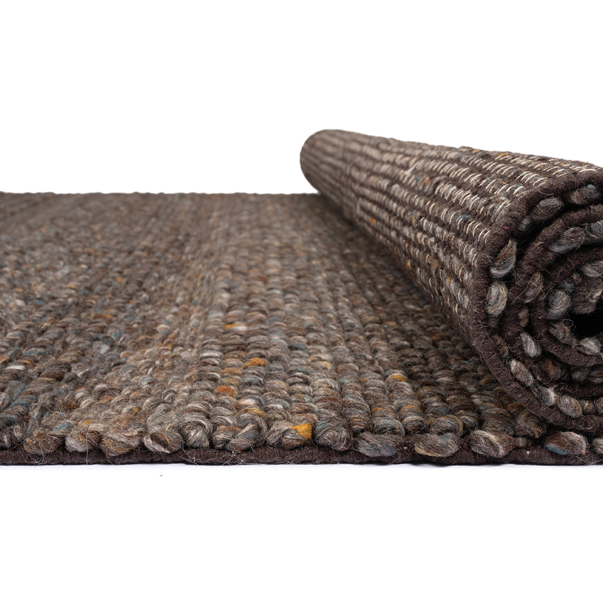 Χαλί (200X300) Βιοκαρπέτ Naf Sfynx Malanda 02 Tealbrown Home Χαλιά Σαλονιού Spitishop