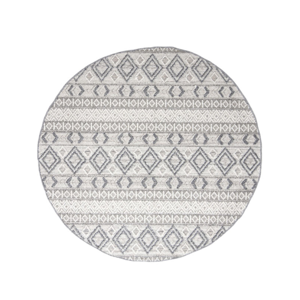 Στρογγυλό Χαλί All Season (Φ160) Royal Carpets Linq 7399A Grey