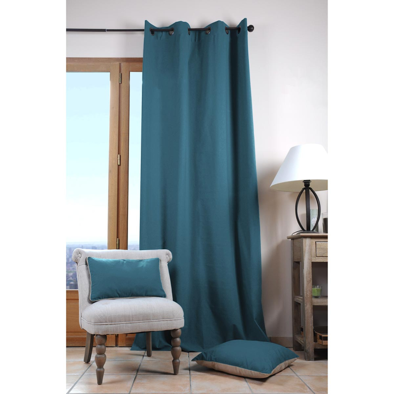 Κουρτίνα (135x240) Με Τρουκς S-F Duo Petrole R61490025