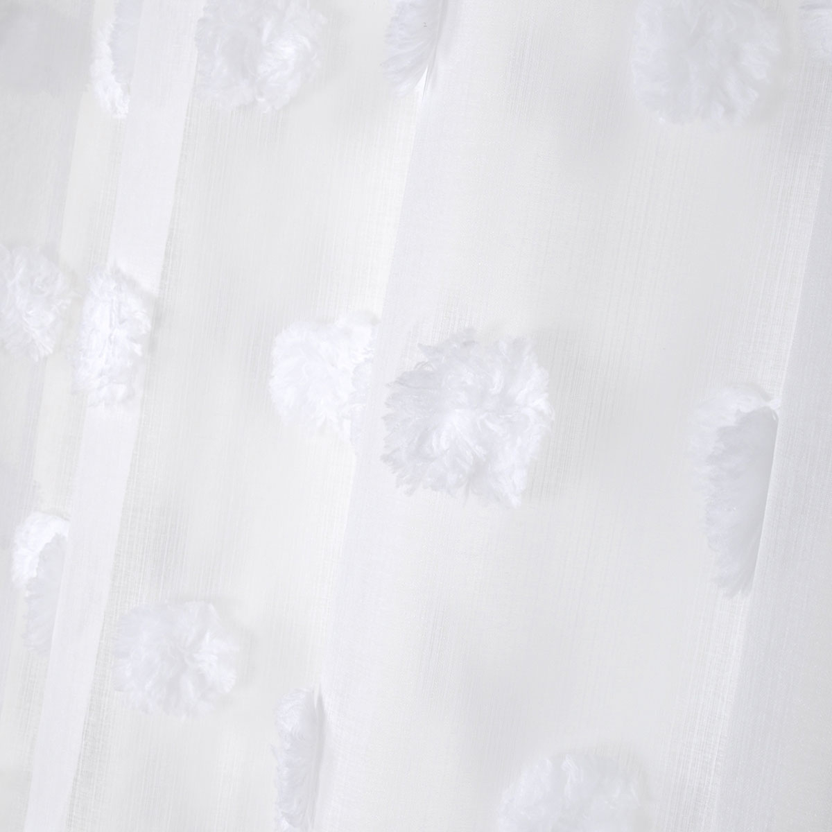 Κουρτίνα (140X260) με Τρουκς S-F Pompinou Blanc R6B212002Vl Home Κουρτίνες Σαλονιού Spitishop