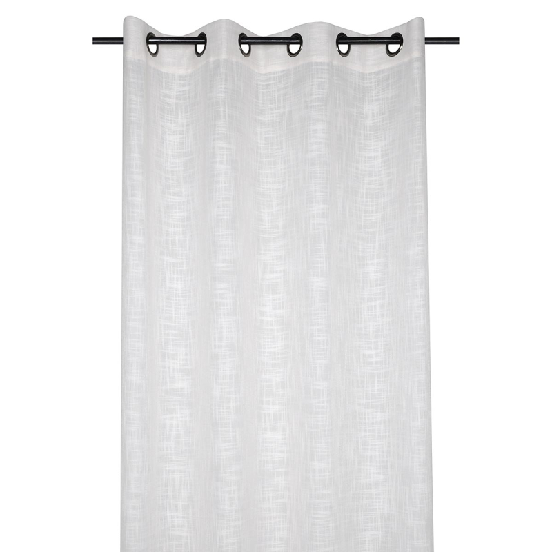 Κουρτίνα (135x260) Με Τρουκς S-F Ontario Blanc R6A723001VL