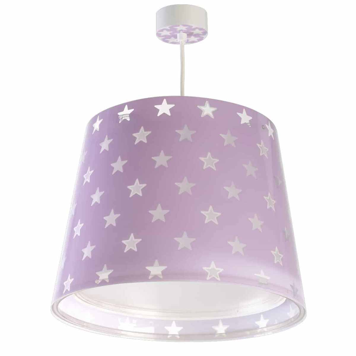 Παιδικό Φωτιστικό Οροφής Μονόφωτο Ango Stars Lilac 81212 L