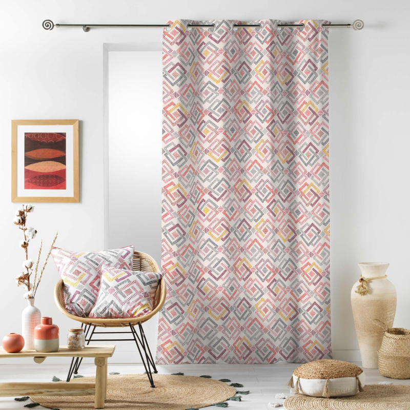 Κουρτίνα (140x240) Με Τρουκς L-C Zouala 1609524