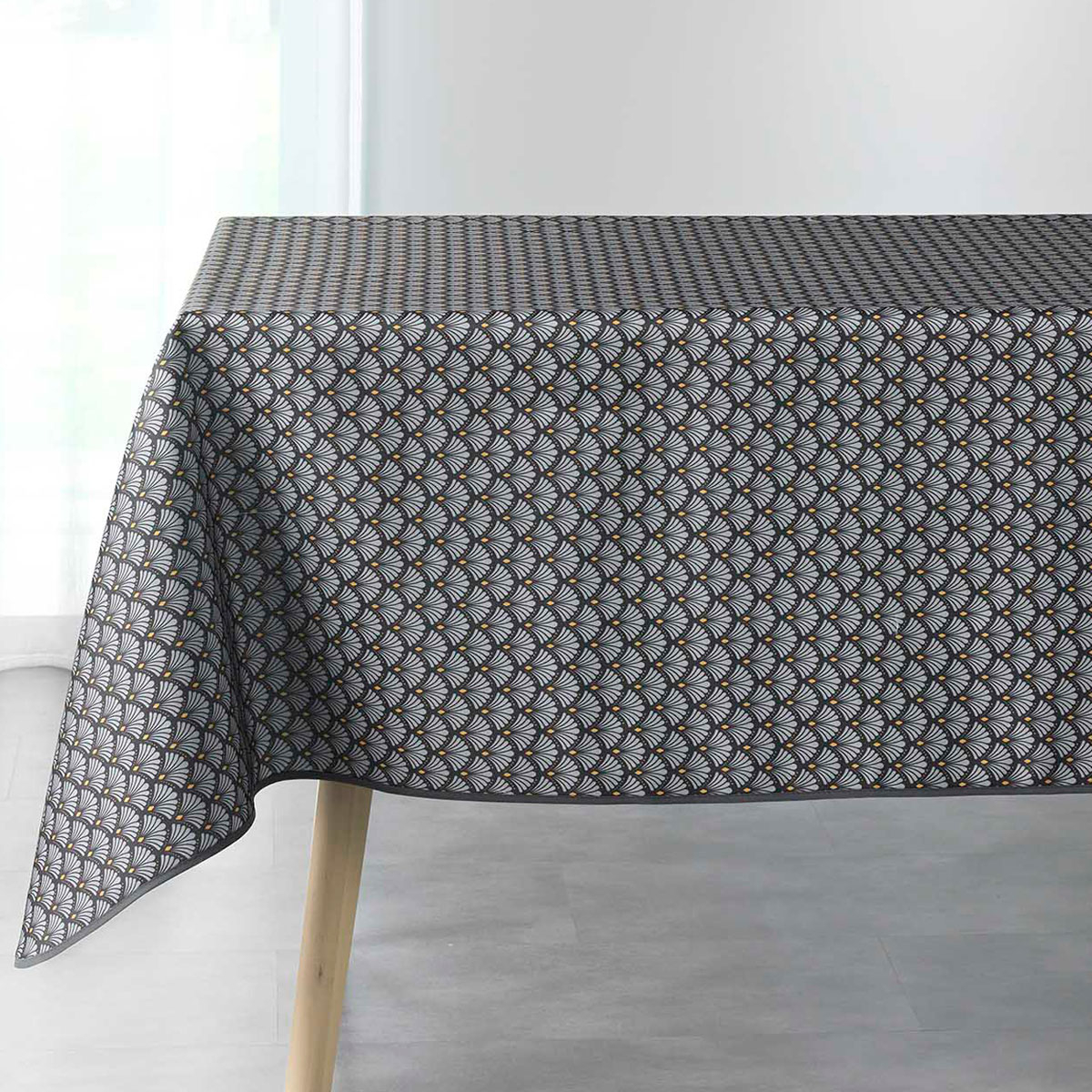 Αλέκιαστο Τραπεζομάντηλο (150X240) L-C Artchic Anthracite 1722891 Home Λευκά Είδη Κουζίνας & Τραπεζαρίας Τραπεζομάντηλα Spitishop