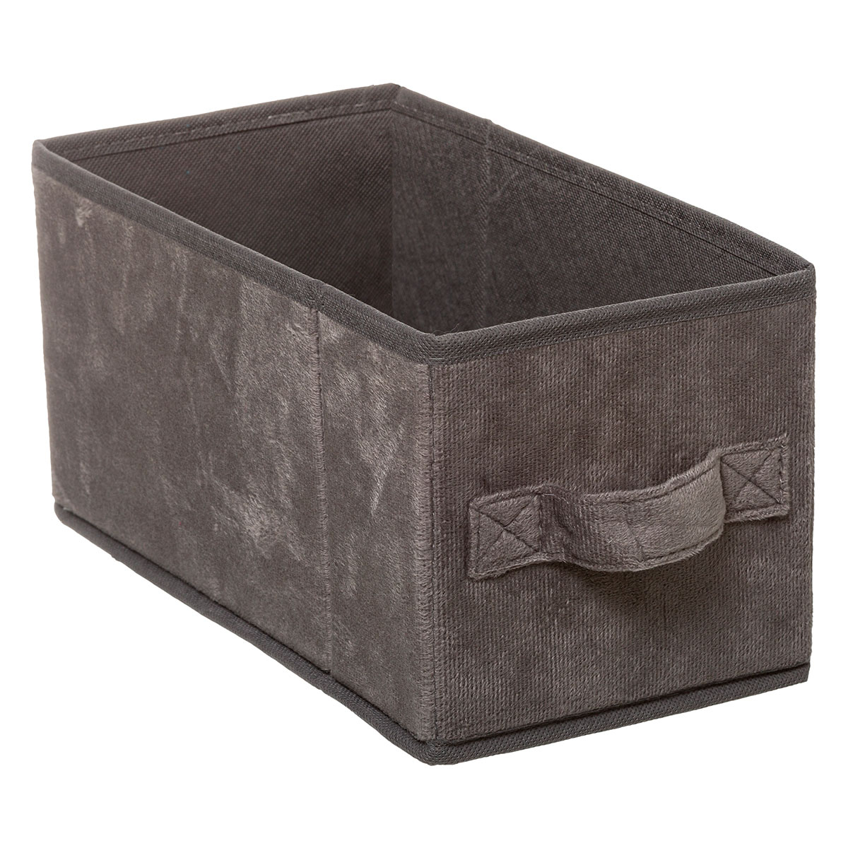 Κουτί Αποθήκευσης (15x31x15) F-V Velvet Storage Grey 173699A 180900