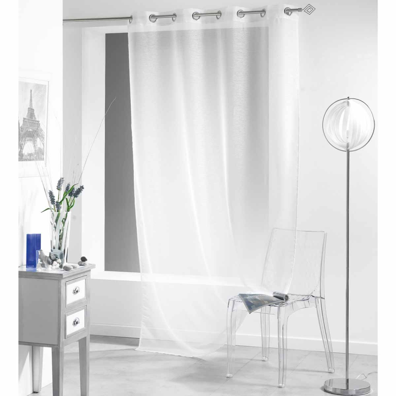 Κουρτίνα (140x240) Με Τρουκς L-C Lissea Blanc 1622320