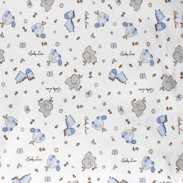 Πάπλωμα Μονό (160x240) Dimcol Ελεφαντάκι 174 Blue