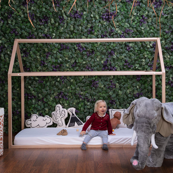 Παιδικό Κρεβάτι Montessori (90x200) ChildHome Natural BR73095