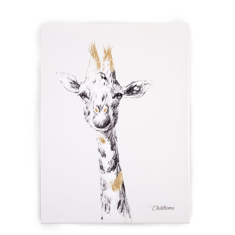 Κάδρο ChildHome Giraffe Gold 73451