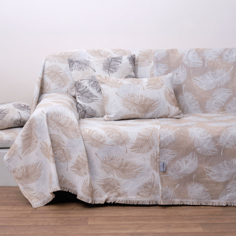 Ριχτάρι Πολυθρόνας 2 Όψεων (180x180) Anna Riska 1562 Sand