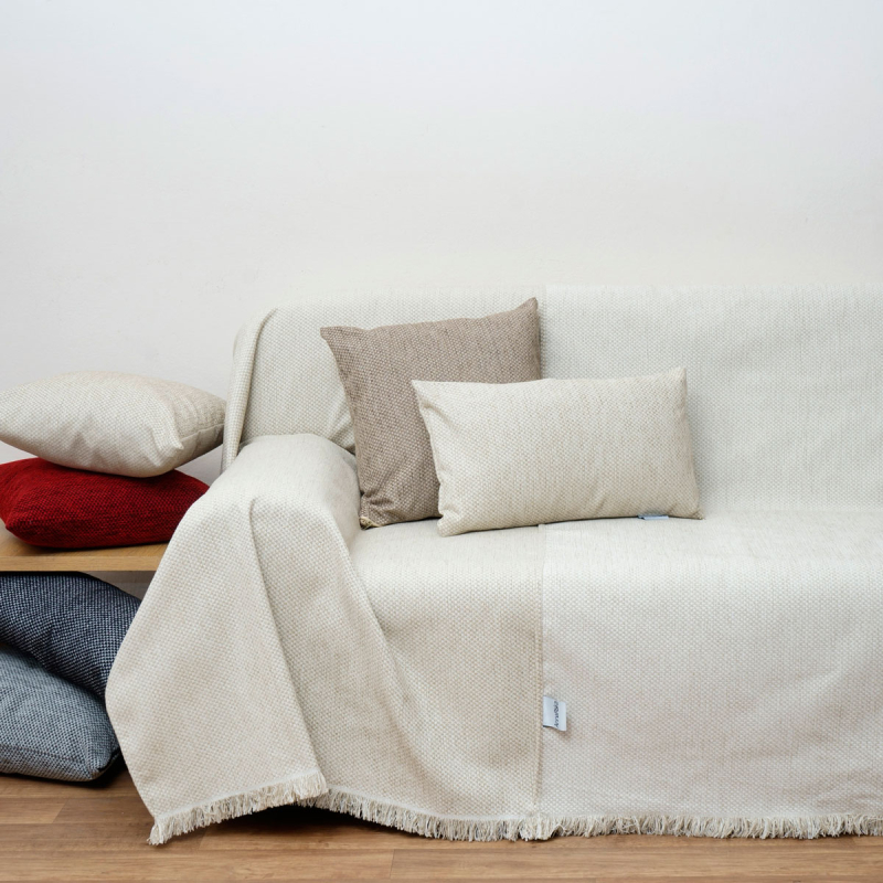 Ριχτάρι Καναπέ Τριθέσιου 2 Όψεων (180x280) Anna Riska 1440 Ivory