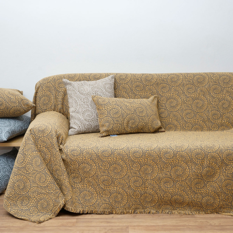 Ριχτάρι Καναπέ Τετραθέσιου (180x320) Anna Riska 1443 Gold