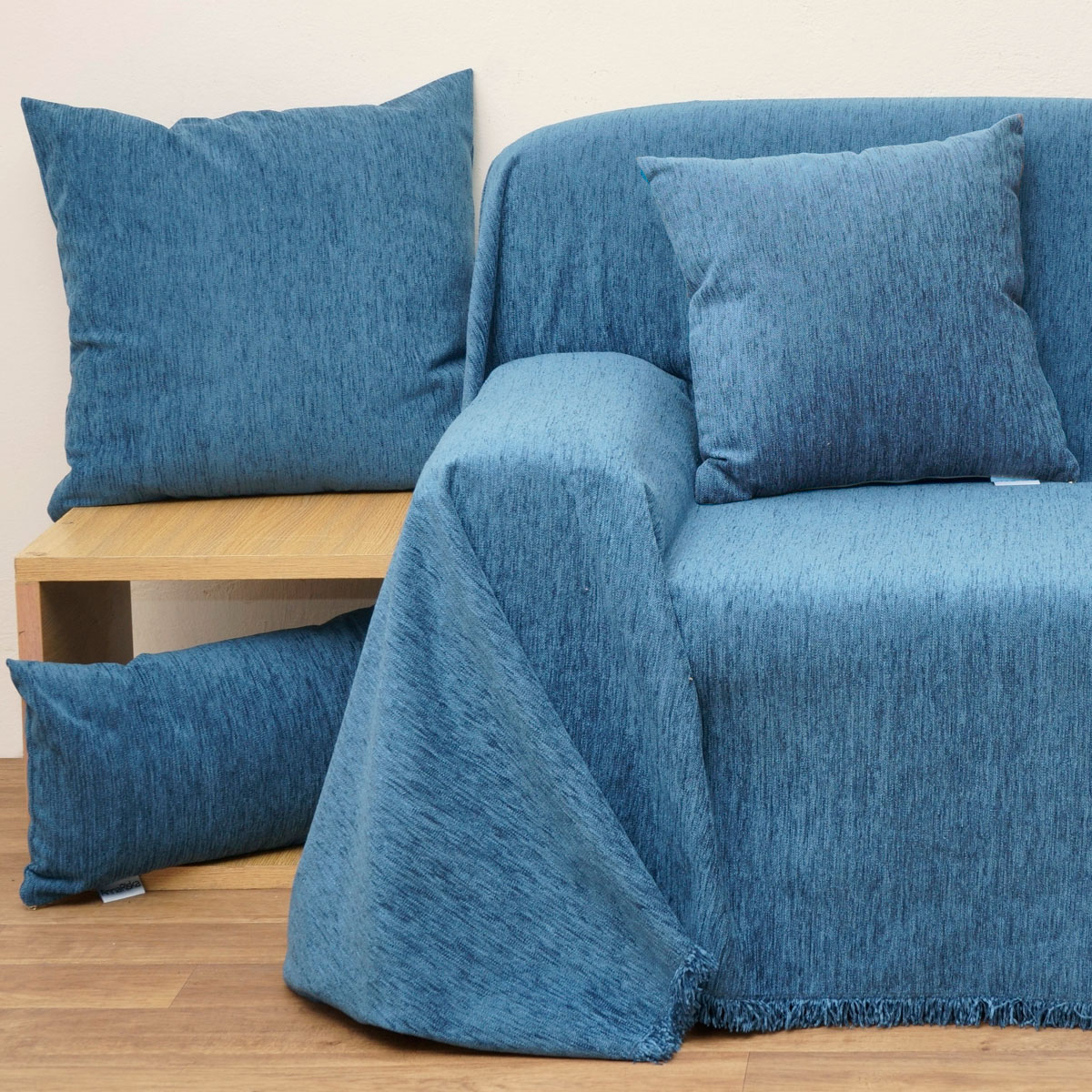 Διακοσμητικό Μαξιλάρι (55X55) Anna Riska 1300 Denim Home Λευκά Είδη Σαλονιού Μαξιλάρια Διακοσμητικά Spitishop