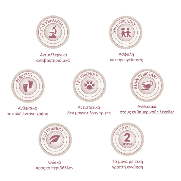 Χαλιά Κρεβατοκάμαρας (Σετ 3τμχ) Colore Colori Monza 8074/110-67cm