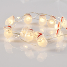 Χριστουγεννιάτικη Διακοσμητική Γιρλάντα Με 15 Led Φωτάκια Aca Santa X07151103