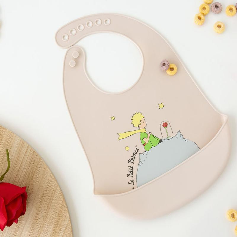 Σαλιάρα Σιλικόνης 4+ Μηνών Kiokids Μικρός Πρίγκιπας 2948