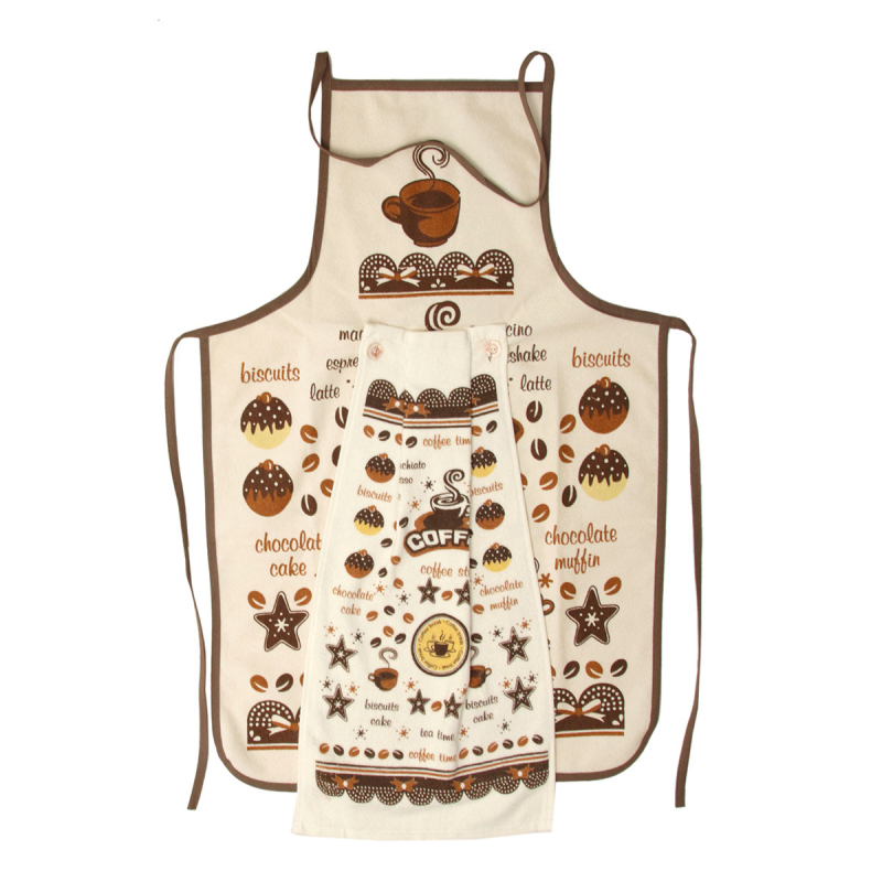 Ποδιά + Πετσέτα Κουζίνας Viopros Σχ2