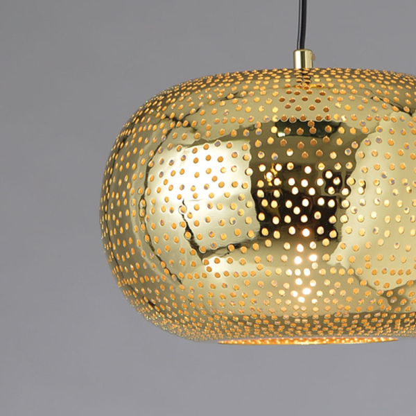 Φωτιστικό Οροφής Μονόφωτο Aca V371131PB Gold