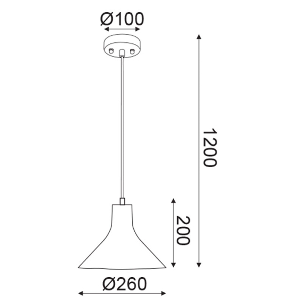 Φωτιστικό Οροφής Μονόφωτο Aca V372291PPK Coral