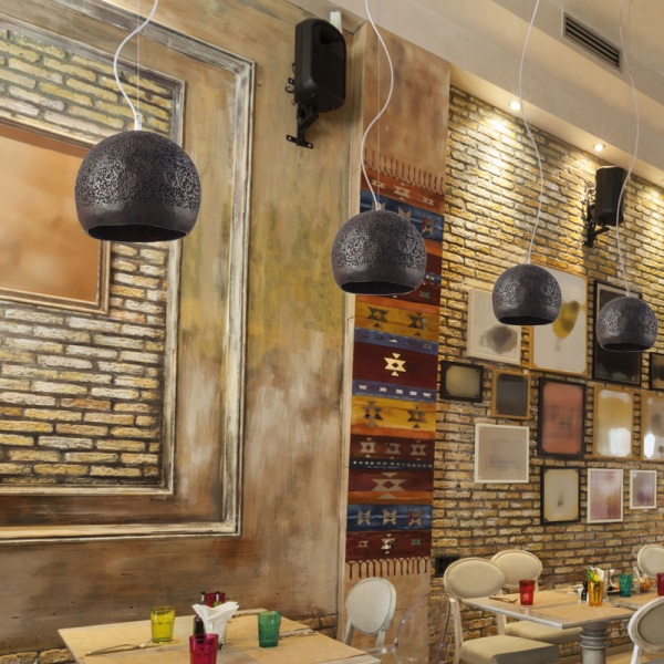 Φωτιστικό Οροφής Μονόφωτο Aca V372351PBN Brown