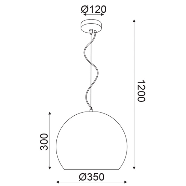 Φωτιστικό Οροφής Μονόφωτο Aca V372351PBN Brown