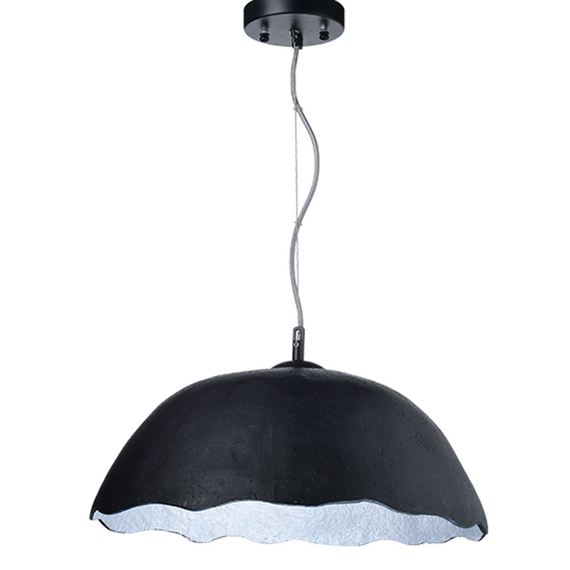 Φωτιστικό Οροφής Μονόφωτο Aca V3729451PBS Black/Silver