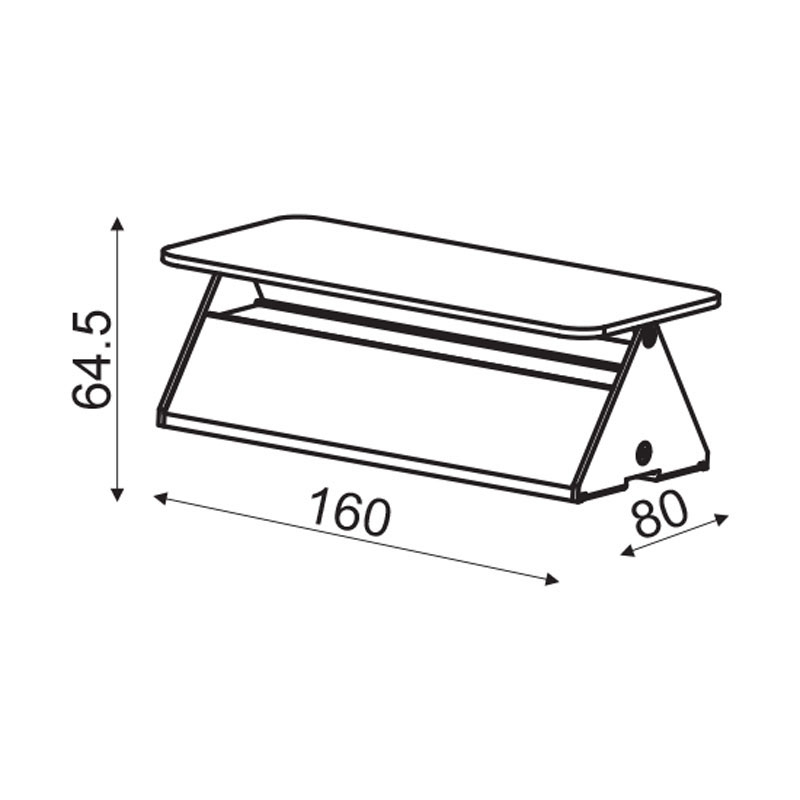 Απλίκα Τοίχου Led Aca Pyramid Zd80645Ledgd Dark Gold Home Φωτιστικά Spitishop