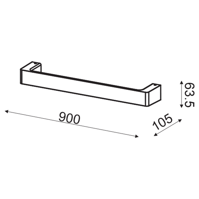 Απλίκα Τοίχου Led Aca Foga Zd810418Ledgy Grey Home Φωτιστικά Spitishop
